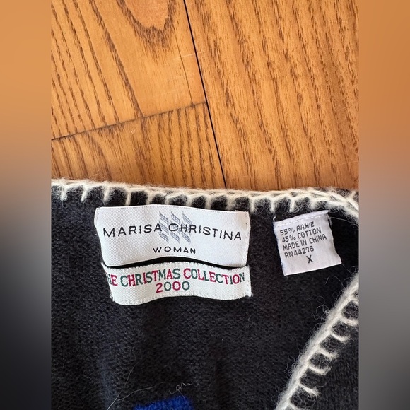 Vintage Marisa Christina Woman's The Christmas Collection 2000 Vest Size XL - Picture 4 of 4